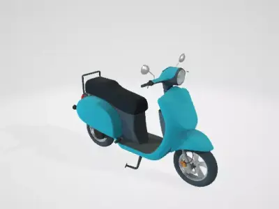 Scooter 3D model V3