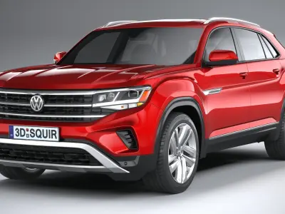 Volkswagen Atlas Cross Sport Regular 2021 3D model
