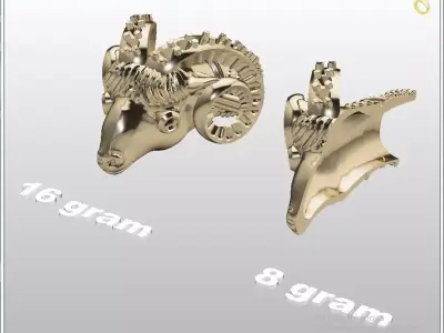 bighorn sheep 3D print model