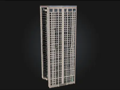City Spire Tall Urban Landmark for Modern 3D model