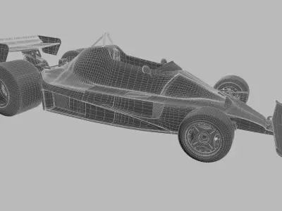 1976 Ferrari 312T 3D model
