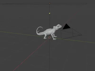 Lagarto Low-poly 3D model