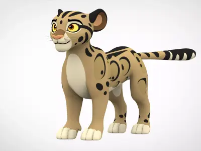 Yun Mibu Low-poly 3D model