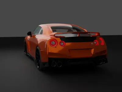 NISSAN GT-R 35 2017  3D model