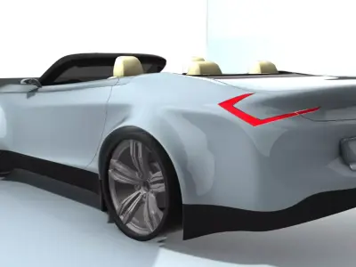 Cabrio Concept Car 3D model