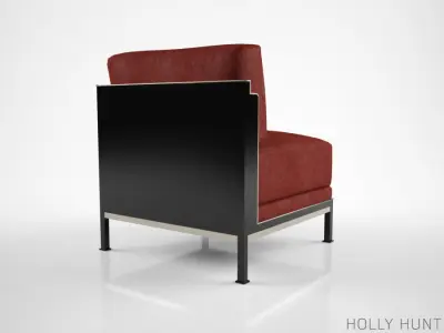 Holly Hunt Tweed Lounge Chair  3D model