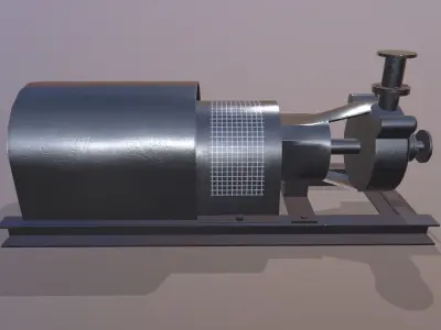 Pump Lowpoly Low-poly 3D model