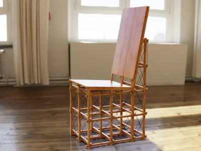Chair CH-03-HB-0X 3D model