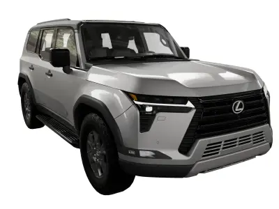Lexus GX 550 H Overtrail 2023 Low-poly 3D model