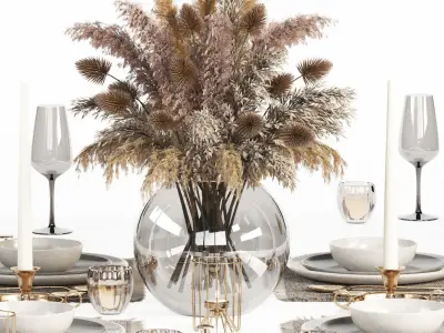 tableware set23 3D model