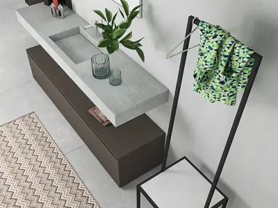 Bathroom furniture set Arcom Escape 5 3D model