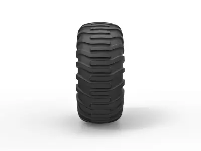 Offroad wheel 36 3D print model