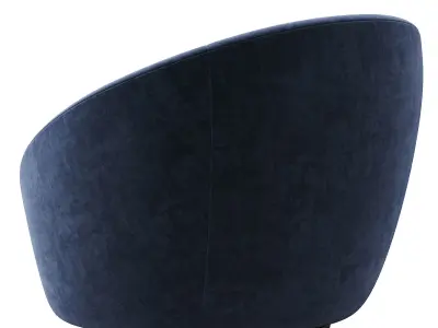 Cozy Swivel Chair By westelm 3D model