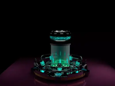 3D Sci fi Reactor   Alien Power Chamber   Power Generator 3D model