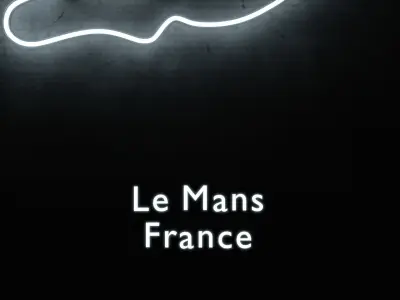 Neon 3D Model 17 - Race Track 2 - Le Mans 3D model