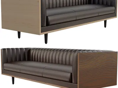 Qubic Sofa - Modular Modern Seating Low-poly 3D model