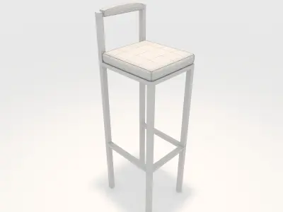 Bar Stool 7 3D model