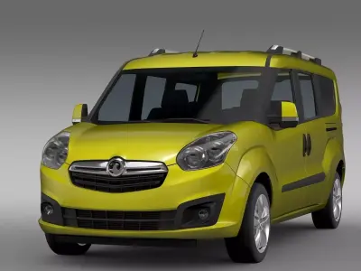 Vauxhall Combo Tour H1L2 2015 3D model