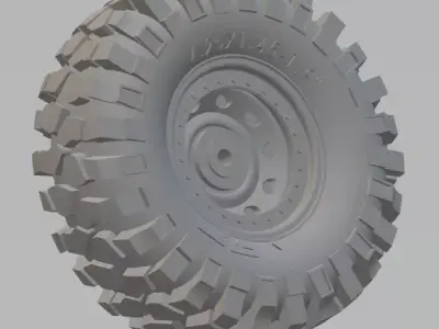 offroad wheel fix model 1 3D print model