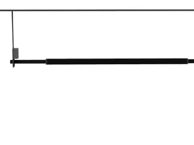 Two Post Car Lift Low-poly 3D model