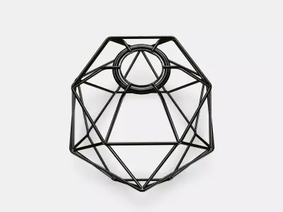 BRUNSTA Pendant lamp shade Low-poly 3D model