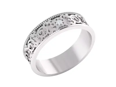 Diamond Ring 3D model 3