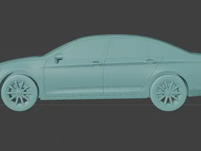 2015 passat 3D print model 3D model