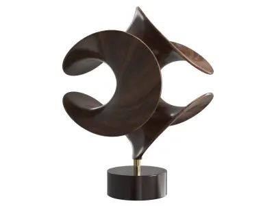 Abstract sculpture by Robert Longhurst 3D model