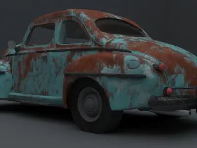 DAMAGED CAR  3D model