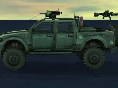 MILITARY JEEP 3D model