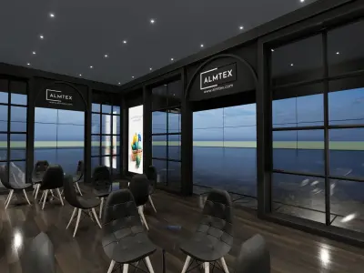 15x5 Exhibition Stand  3D model