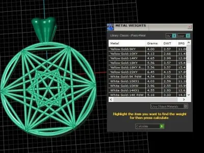 Women Fashion Pendant 3d Printable Model 3D print model