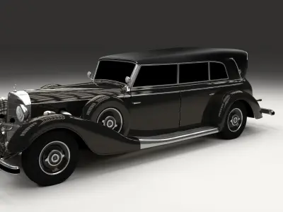 Mercedes 770 Staff Car 3D model