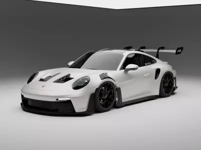 Porsche GT3 RS 2023 3D model