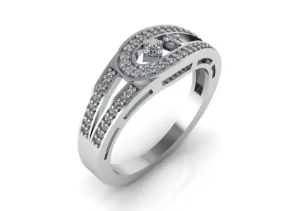  Diamond Ring Jewelry 3D print model purchase