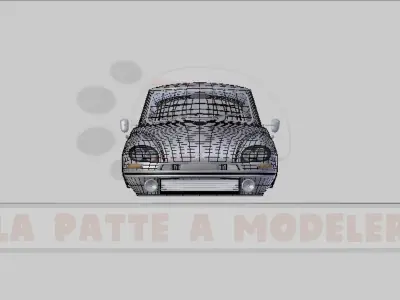 Citroen DS LPAM 3D model