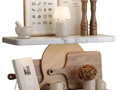 Kitchen decor 03 3D model