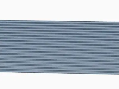 One tenth scale Large Scale RC Intercooler 3D model