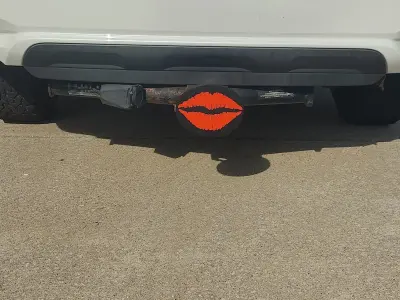 Kiss Lips Trailer Hitch Cover 3D print model