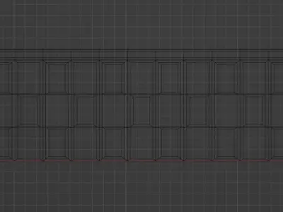 Wall Partition for your interior Low poly 8 3D model