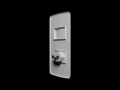 Brazilian Outlet and Switch  3D model