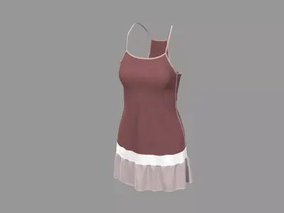 Tennis Dress 3D model