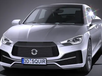 Generic Sedan 2017 3D model