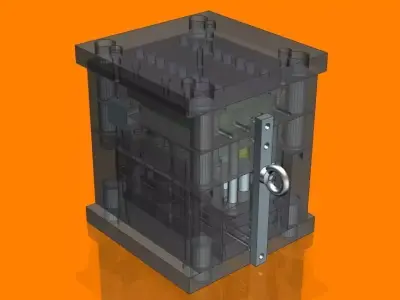 detergent cap mold 3D print model