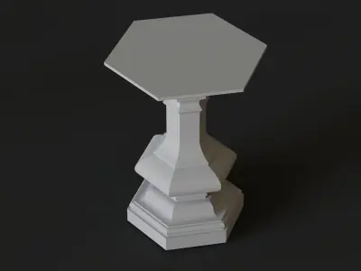 pedestal 10 3D print model