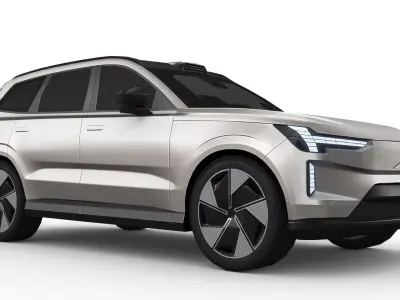 Volvo EX90 2024 Low-poly 3D model