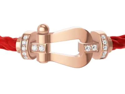 Force Large diamond bracelet 3D print model