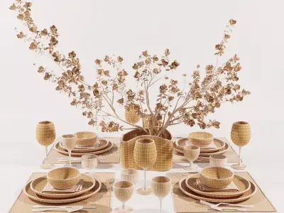 Table setting-H31 3D model