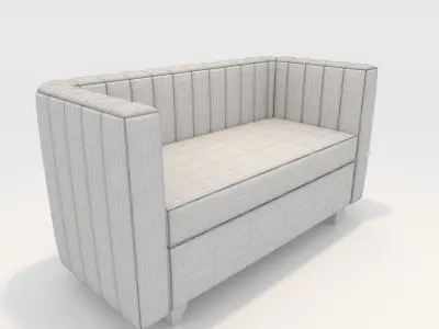 Sofa 2 Seater 1 3D model