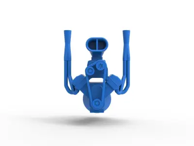 Engine V8 Version 2 Scale 1 to 25 3D print model